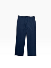 Perry Ellis Portfolio Mens Modern fit Dress Pants 33 / 29 Navy  Blue Plaid