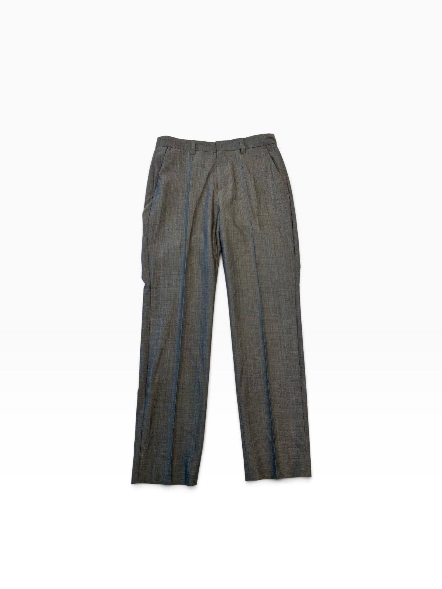 Hugo Boss Mens Slim fit Wool Dress Pants 30 / 30 Grey