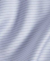 David Donahue Mens Trim Sky Micro Dobby Dash Button Down Shirt 17.5 34 35