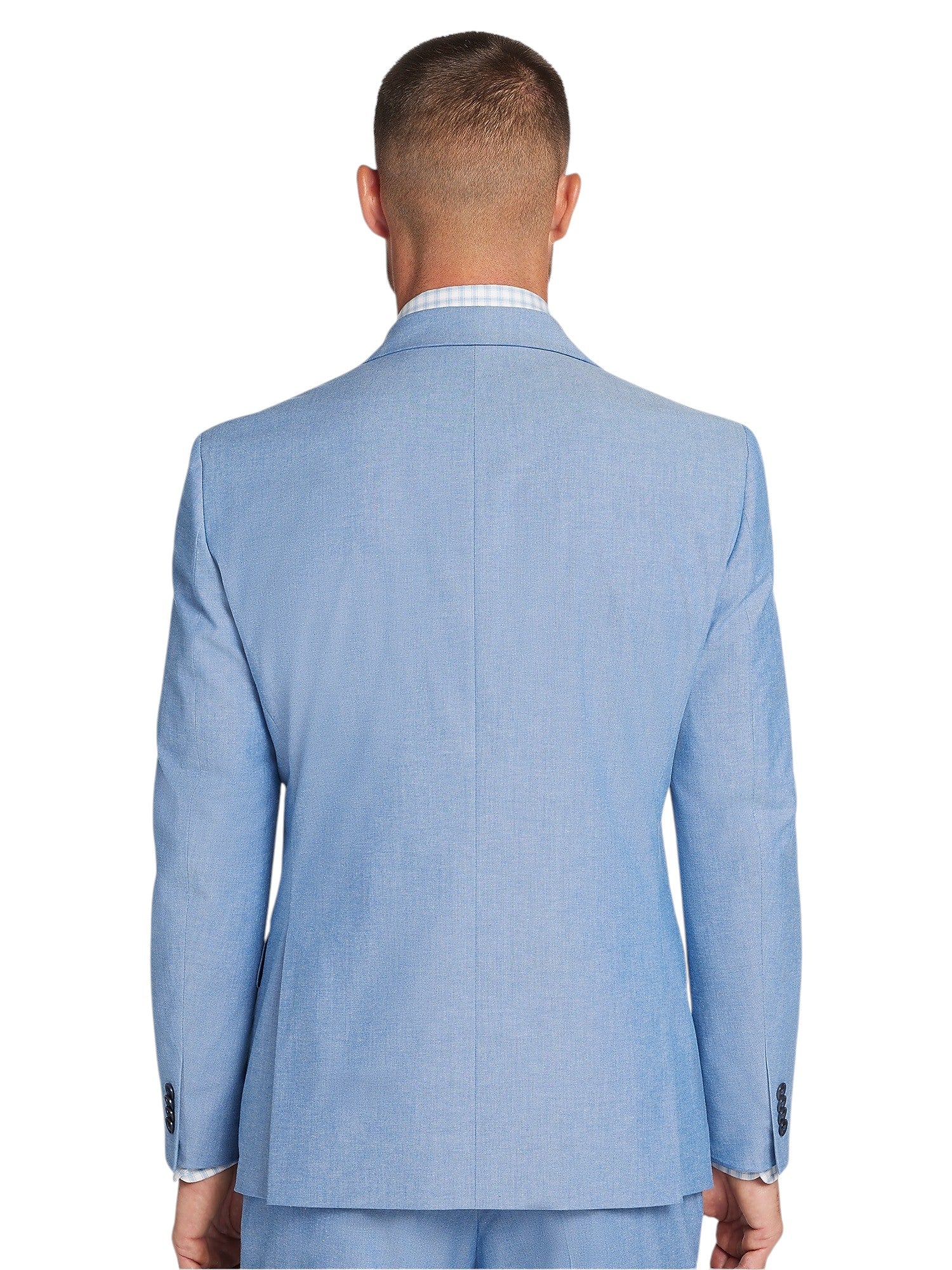 Tommy Hilfiger Mens Modern fit Sport Coat Blazer 46 S Mid Blue Solid