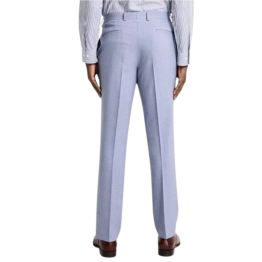 Dkny Mens Modern fit Dress Suit Pants 39 / 32 Light Blue Solid Stretch