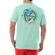 Guy Harvey Mens Graphic T Shirt Green 2XL XXL