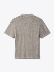 Vayder Mens Regular fit Short Sleeve Button-Up Sweater XL Collared Beige