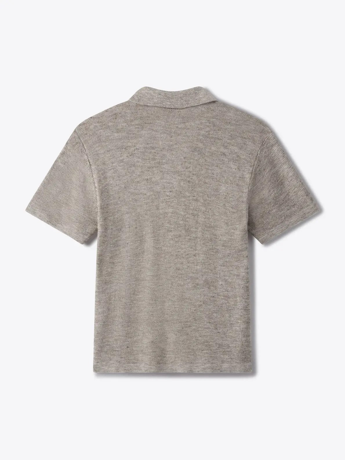 Vayder Mens Regular fit Short Sleeve Button-Up Sweater XXL Collared Beige