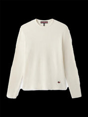 Vayder Mens Knit Thermal Long Sleeve Shirt Small White