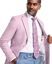 Tallia Mens Slim fit Sport Coat Blazer 44 L Purple Solid Stretch