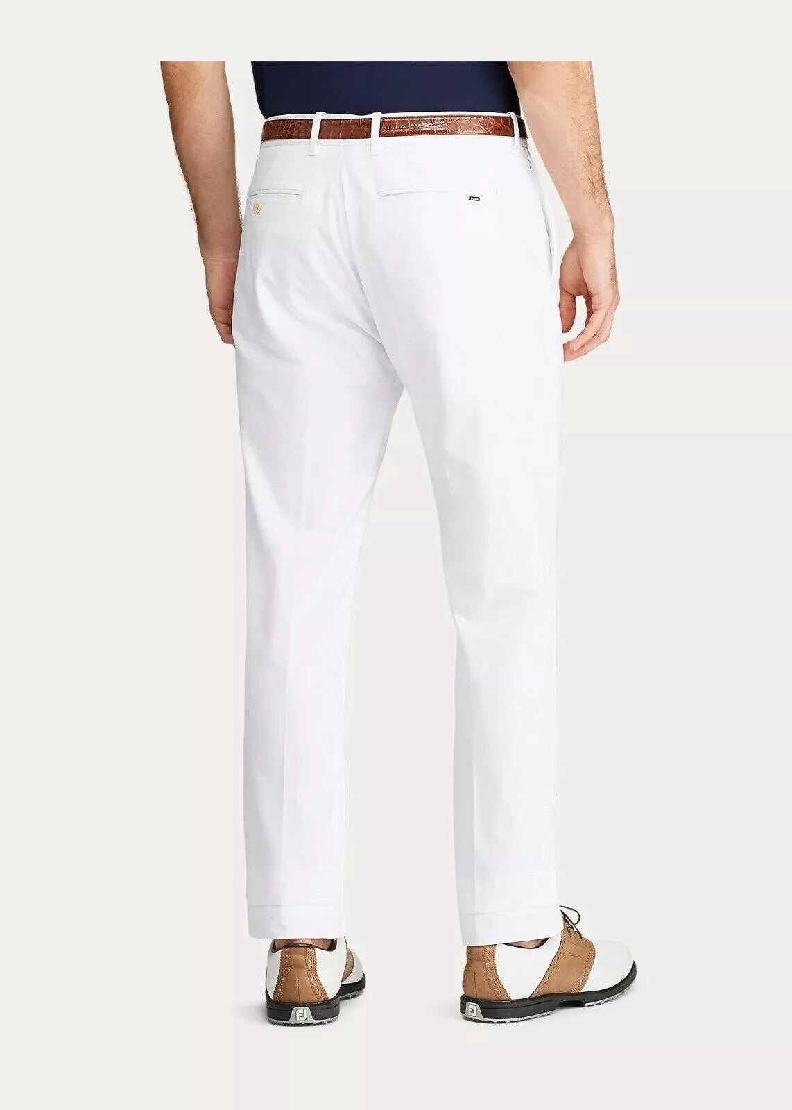 Polo Ralph Lauren Mens Tailored Fit Featherweight Twill Pants White  38 x 32