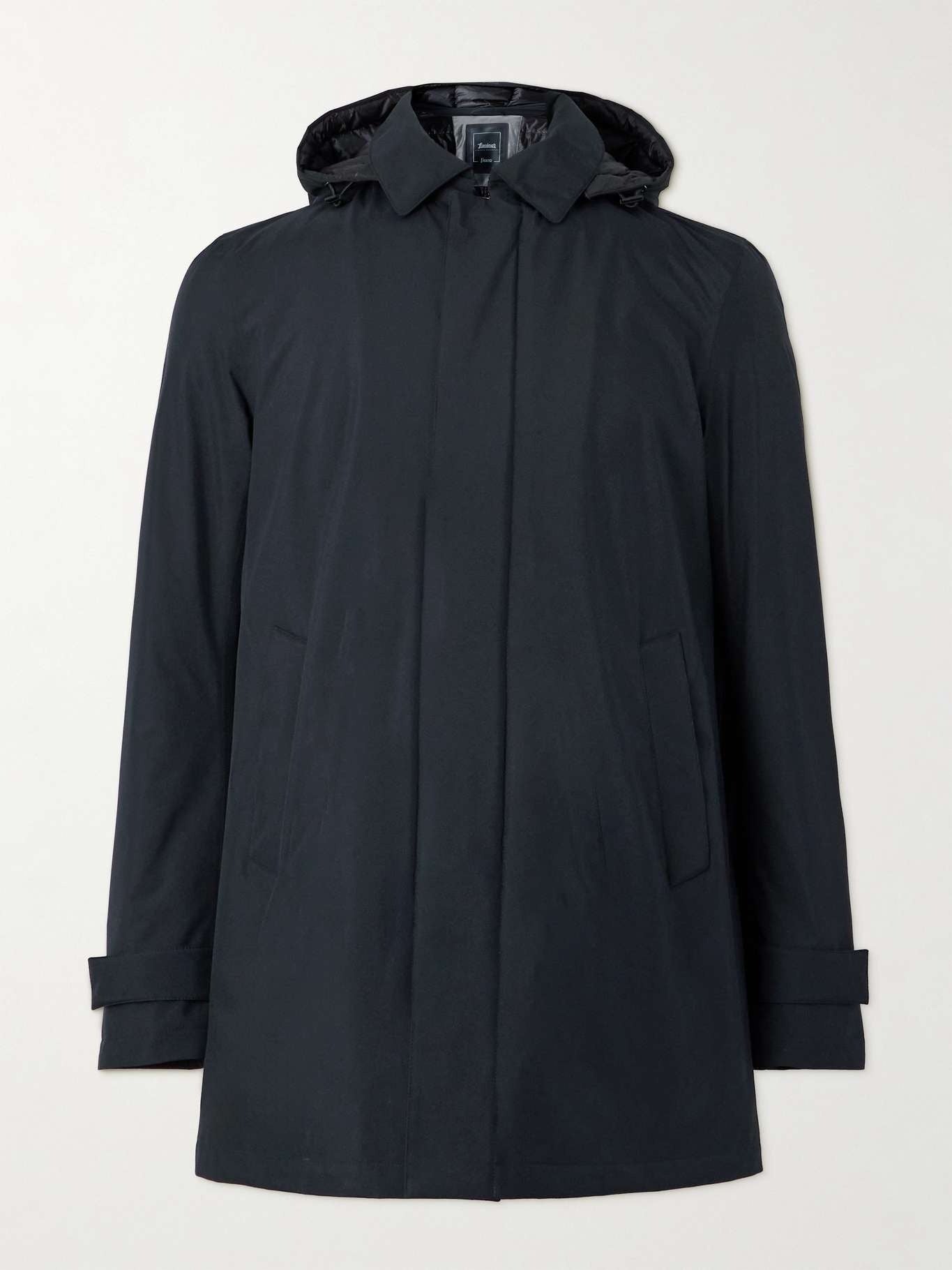 Herno Laminar Mens Goretex City Trench Coat Size EU 48 US 38 Navy Blue
