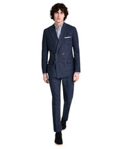 Tommy Hilfiger Mens Modern fit Double Breasted Suit Jacket Blazer 44 S Linen