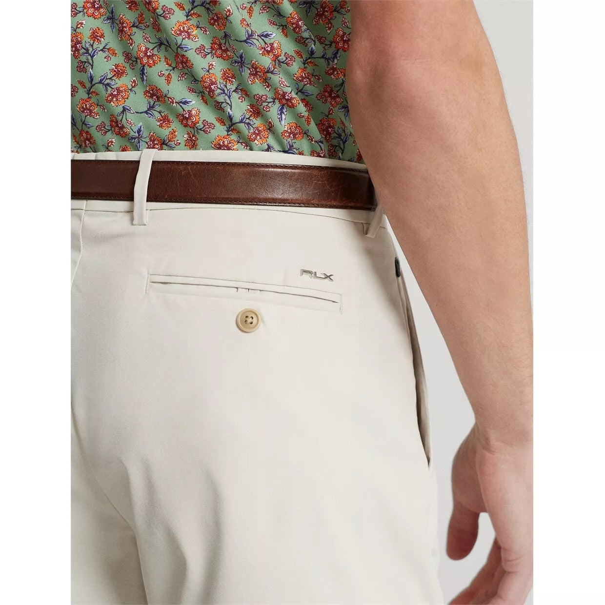 Polo Ralph Lauren Mens Rlx Tailored Fit Twill Shorts Beige 32