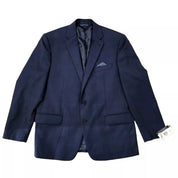 Lauren Ralph Lauren Mens Classic fit Suit Jacket Blazer 46 L Blue Plaid Stretch