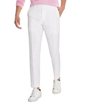 Tommy Hilfiger Mens Modern fit Linen Dress Pants 34 / 32 White Solid