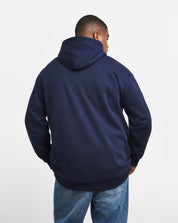 Polo Ralph Lauren Big Pony Logo Fleece Hoodie Sweatshirt XLT Navy Blue