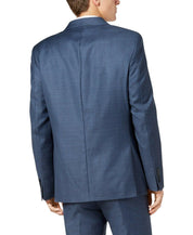 Calvin Klein Mens Slim fit Suit Jacket Blazer 42 L Navy Blue Solid