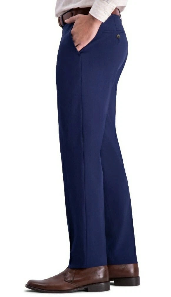 Alfani Mens Classic fit Dress Pants 38 / 32 Navy Blue Solid
