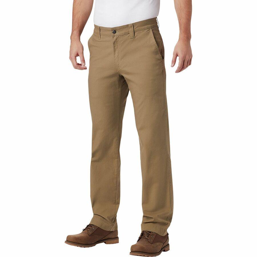 Columbia Mens Flex Roc Pants Flax Brown 34 x 32