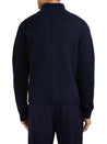 ATM Mens Anthony Thomas Melillo Zip Up Sweater Navy Blue XXL Mock Neck Wool - Bristol Apparel Co