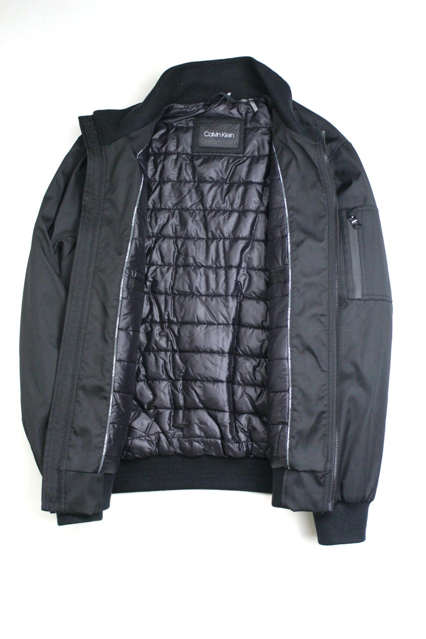 Calvin Klein Men's Classic Ripstop Bomber Jacket Black XXXL 3XL