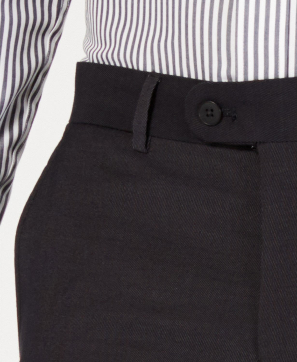 Perry Ellis Men's Dress Pants 38 x 32 Black Portfolio Slim-Fit Stretch