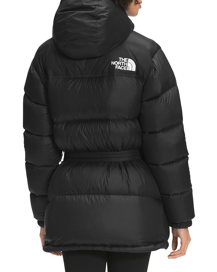 The North Face Womens Nuptse Hooded Down Jacket XL Black NO BELT