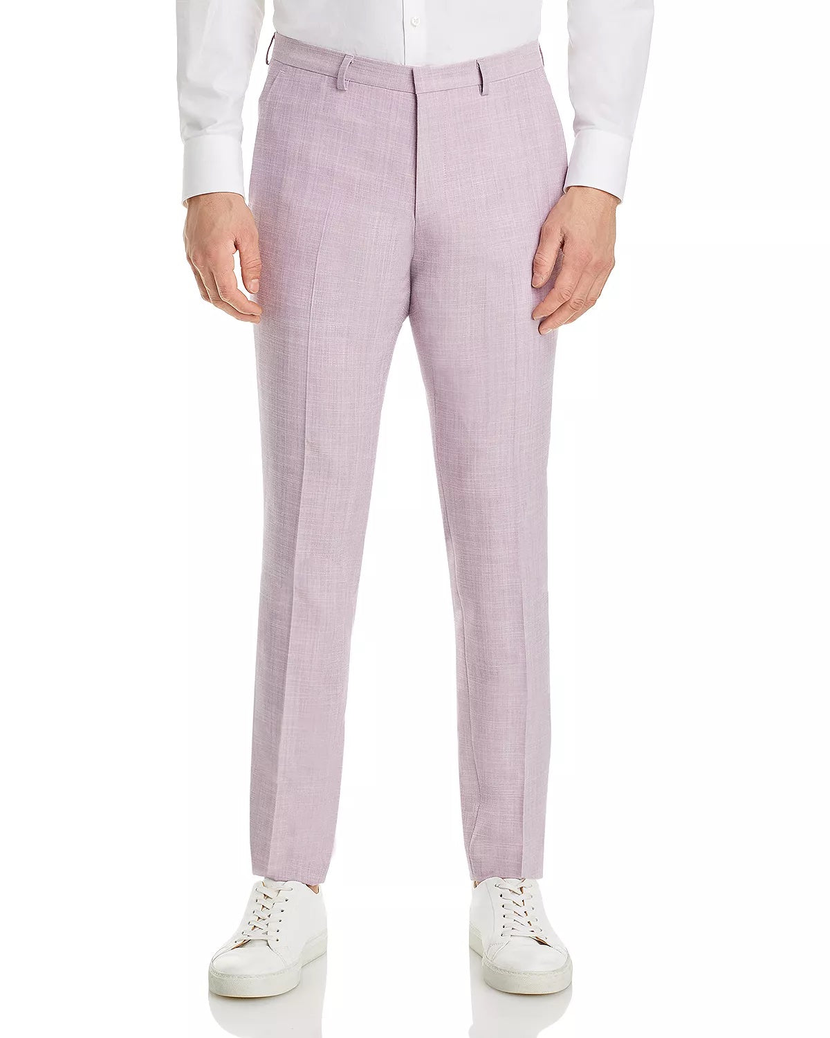 Hugo Mens Extra Slim Fit Suit Pants Size 30 Lavender Hesten Melange
