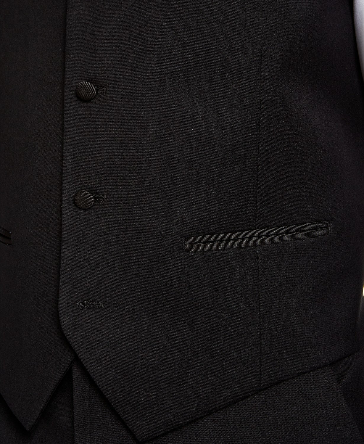 Alfani Men's Classic-Fit Stretch Black Tuxedo Vest Small
