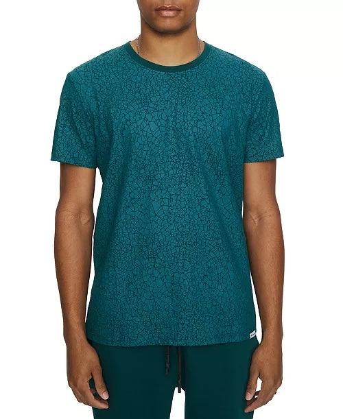 ELEVEN PARIS Men's Sandstorm Printed T Shirt XL June Bug Green - Bristol Apparel Co