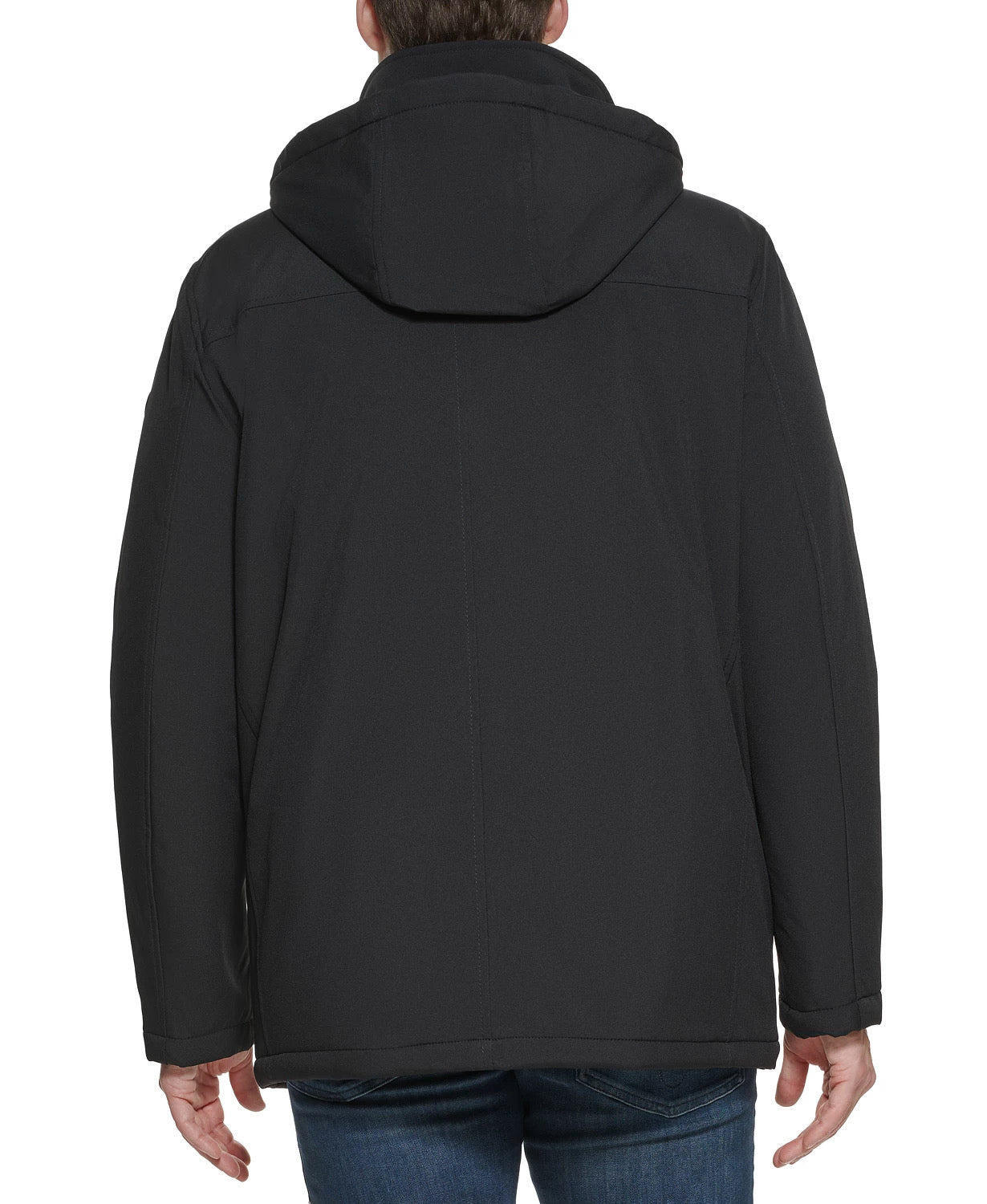 Calvin Klein Men Infinite Stretch Jacket Fleece Lined Bib Small Black