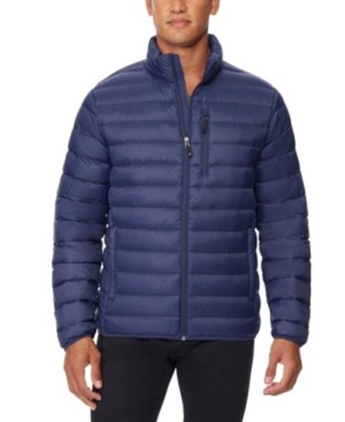 32 DEGREES Men's Down Packable Jacket Small Dark Wave Blue