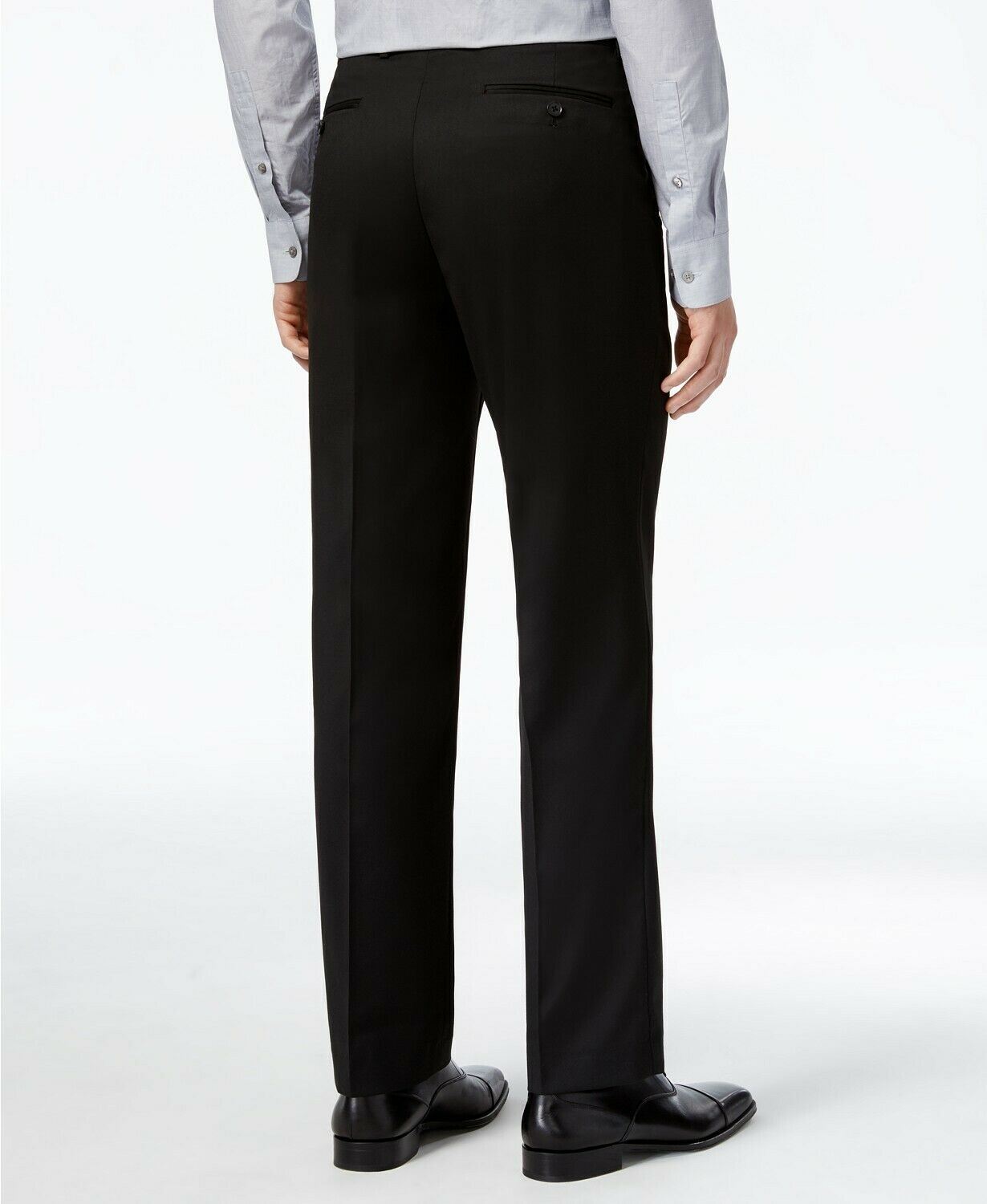 Alfani Men's 2 PC Suit 38S / 30 x 30 Black Stretch Performance Slim-Fit