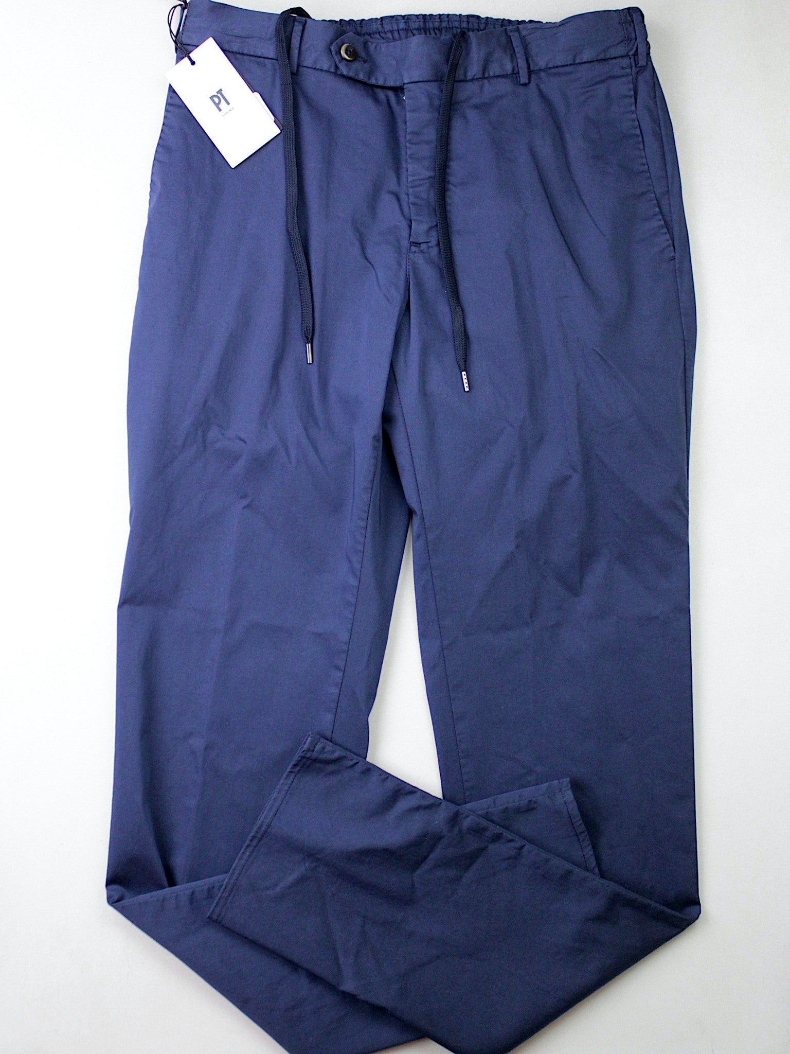 PT Torino PT01 Cotton Blend Double Face Slim Fit Jogger Pants Blue 50 / US 32