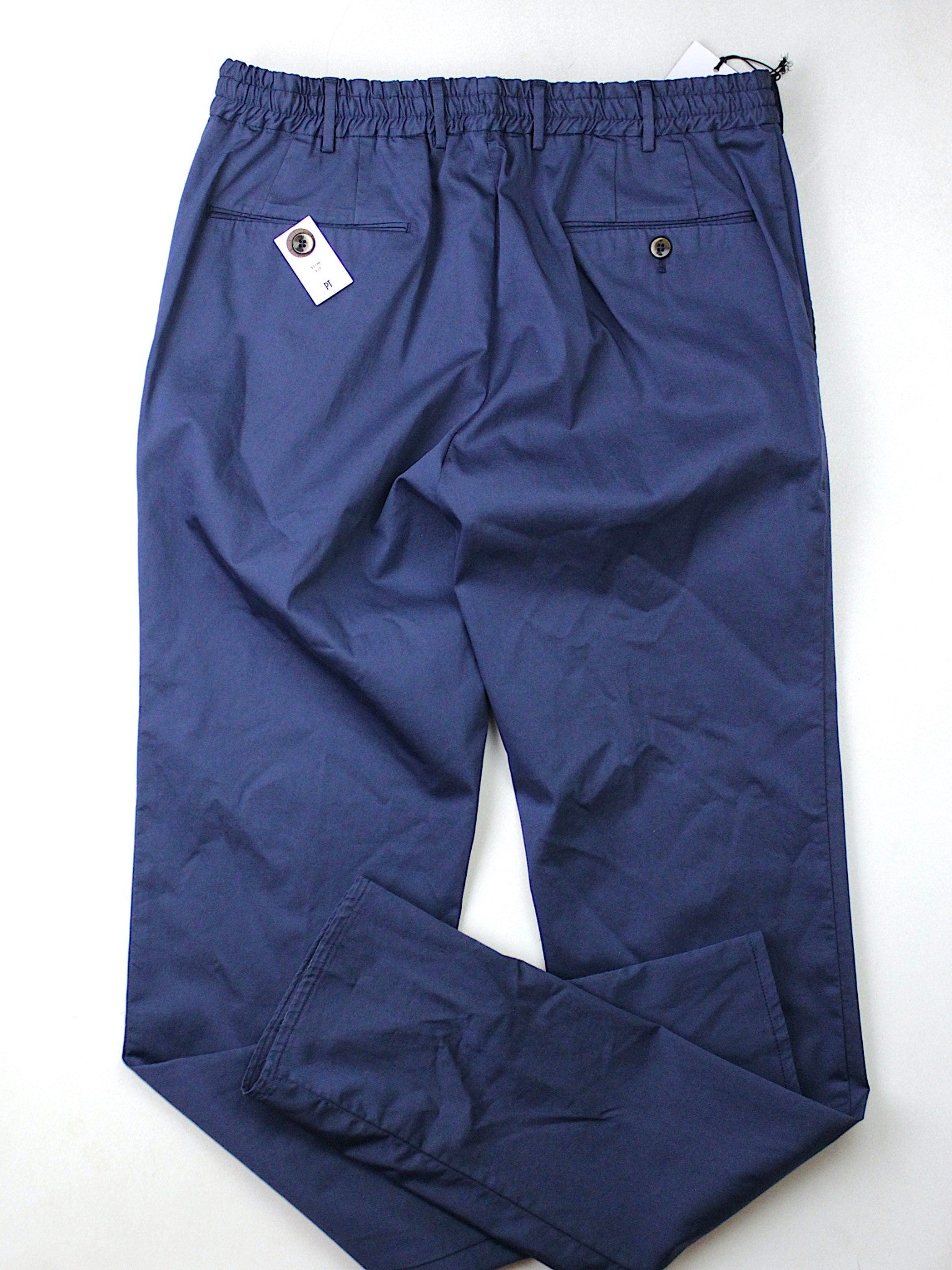 PT Torino PT01 Cotton Blend Double Face Slim Fit Jogger Pants Blue 50 / US 32